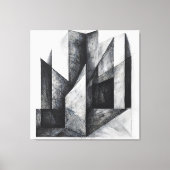 Denkstructuren Canvas Afdruk (Voorkant)