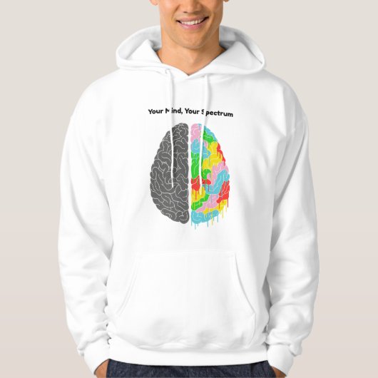 denkvermogen hoodie (Voorkant)