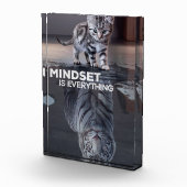 denkwijze is alles poster fotoblokken (Rechts)