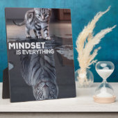 denkwijze is alles poster fotoplaat (Zijkant)