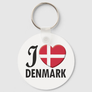 Denmark Love Sleutelhanger