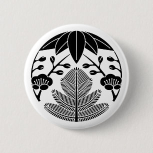 Denne bamboe ume ronde button 5,7 cm