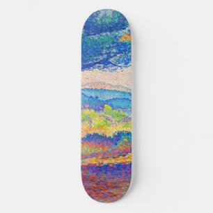 dennen langs de kust (1896) schilderij skateboard