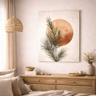 Dennen Tak Botanisch Neutraal Minimaal Natuur Poster