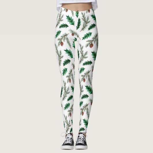 dennenaald leggings (Voorkant)