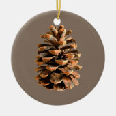 Dennenappel Keramisch Ornament (Voorkant)