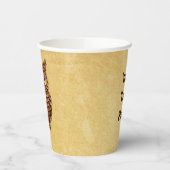 dennenappel-uil papieren bekers (Links)