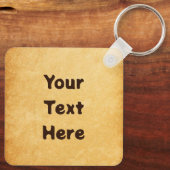 dennenappel-uil sleutelhanger (Achterkant)