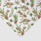 dennenappels en stekken botanisch tissuepapier (Detail)