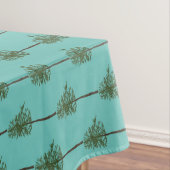 Dennenbomen tafelkleed (Voorbeeld)