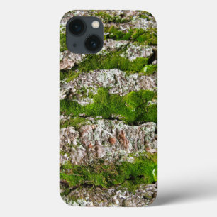 Dennenboom Schors Met Mos iPhone 13 Hoesje