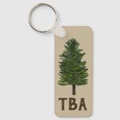dennenboom-Sleutelhanger Sleutelhanger (Voorkant)