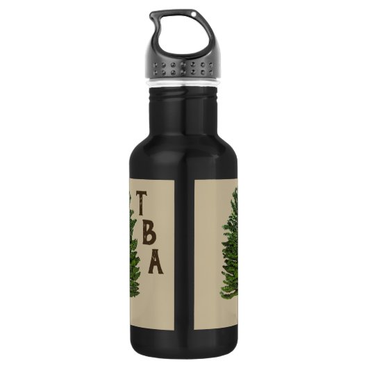 dennenboom waterfles waterfles (Achterkant)