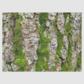 dennenboomschors met mos-tissuepapier tissuepapier (Voorkant)