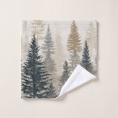 Dennenbos Bad Handdoek (Wasdoekje)