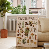 dennenbos schatten Grafiek Wall Art Poster