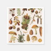 dennenbos schatten patroon servet (Voorkant)