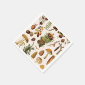 dennenbos schatten patroon servet (Hoek)