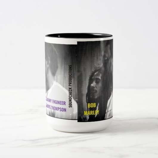 DENNIS & BOB Mug à deux tons, 15 oz (Centre)