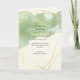 Dennis Grieks-orthodoxe Kerk Baptisme-programma Programma