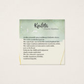 Dennis Koufeta Kaart (Voorkant)