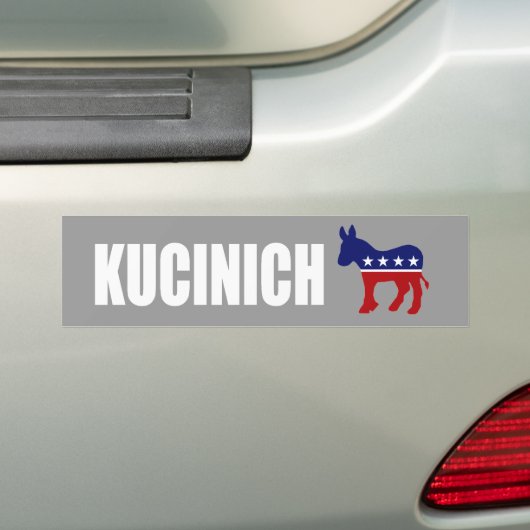 DENNIS KUCINICH verkiezingsgear Bumpersticker (Op auto)