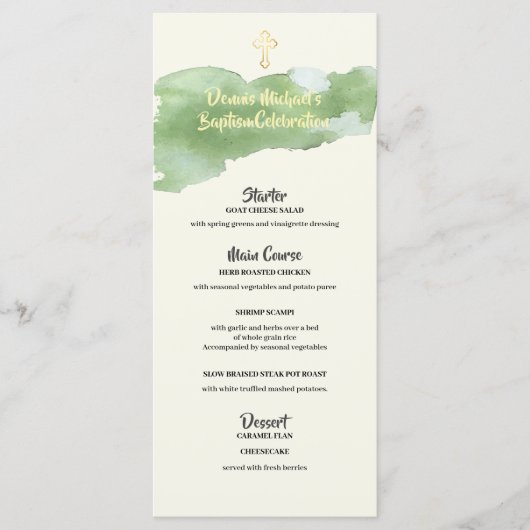 Dennis Menu (Voorkant)