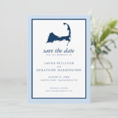 Dennis Port Cape Cod Wedding Save The Date (Staand voorkant)