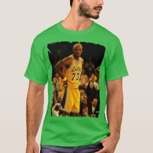 Dennis Rodman ontwerp van basketbal 2 T-shirt