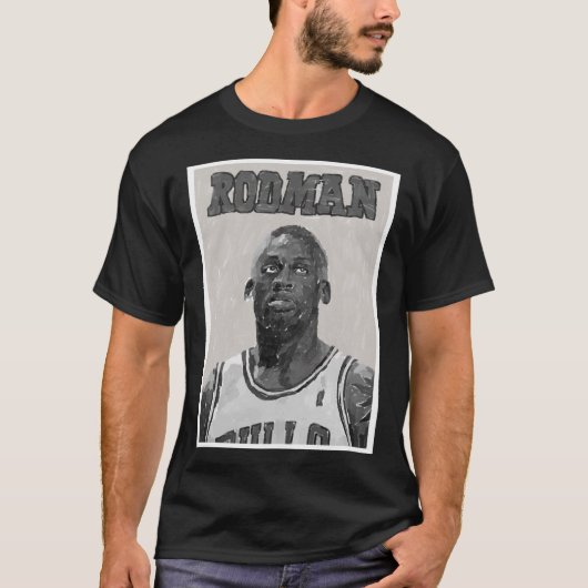 Dennis Rodman Rodzilla, Le T-Shirt Essentiel Du Mo (Devant)