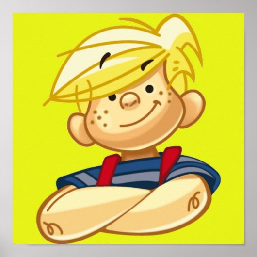 Dennis The Menace Cartoon Poster (Voorkant)