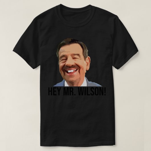 Dennis the Menace - Hey Mr. Wilson! Sticker T-shirt (Design voorkant)