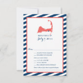 Dennisport Cape Cod | Mariage RSVP (Devant)