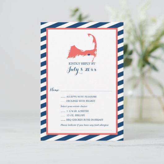 Dennisport Cape Cod | Mariage RSVP (Debout devant)