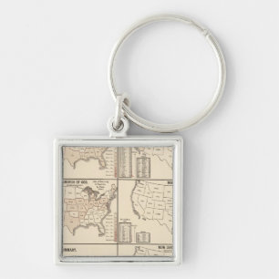 denominatiestatistieken Verenigde Staten Sleutelhanger