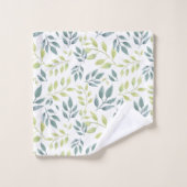 Dénomination personnalisée safari animaux ensemble (Gant de toilette)