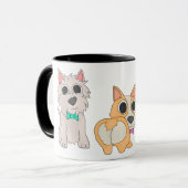 Dénommer et profiler - tasse de café de chienchien (Devant gauche)