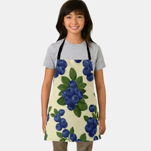 Dense Blueberry Naadloos Patroon Schort