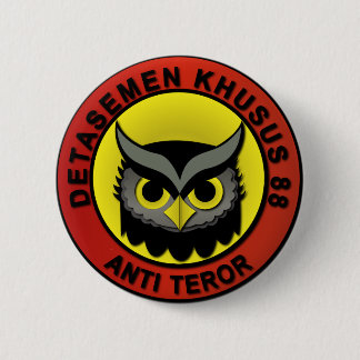 Densus 88 zonder tekst ronde button 5,7 cm