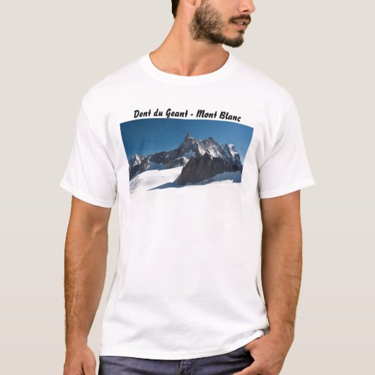 Dent du Geant - Mont Blanc T-shirt (Voorkant)