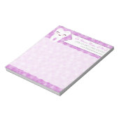 Dent mignonne - Bloc-notes personnalisé pourpre (Tourné)