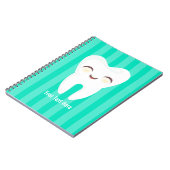 Dent mignonne - carnet de coutume de rayures de (Côté gauche)