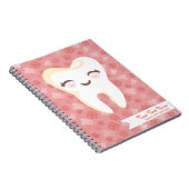 Dent mignonne - carnet fait sur commande rose (Côté Droit)