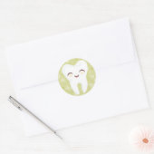 Dent mignonne - Stickers verts (Enveloppe)