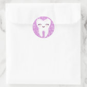 Dent mignonne - Stickers violets (Sac)