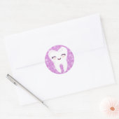 Dent mignonne - Stickers violets (Enveloppe)