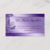 Dent pourpre de feuille d'étincelle de carte de (Dos)