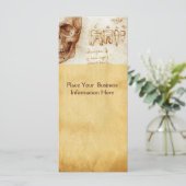 DENTAAL CLINIC, DENTIST MONOGRAM, Antiek perkament (Staand voorkant)