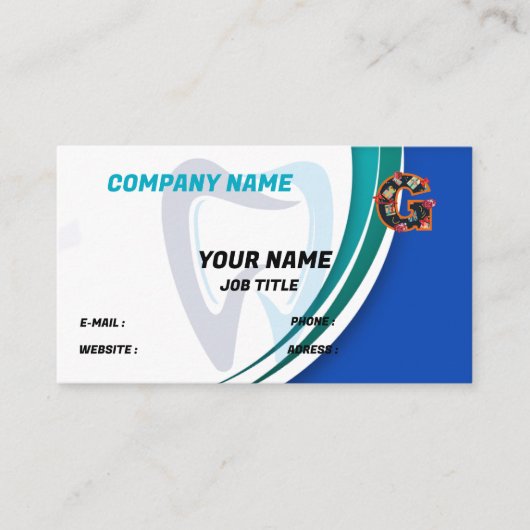 DENTAAL VISITEKAARTJE (Voorkant)