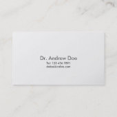 Dentaire - Carte de visite (Dos)